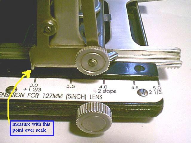 Large Format Photography Bellows Extension Exposure Compensation